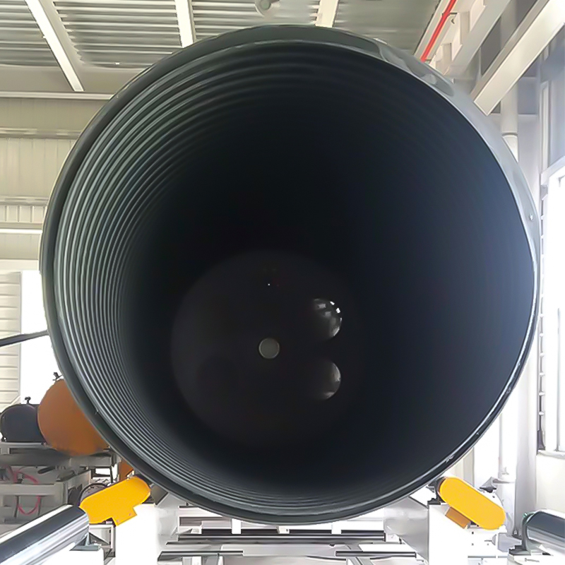 HDPE Produktionslinje för slingrande rör med stor diameter